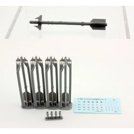 Orange Hobby A48-066 1/48 AAM-3 Short-range All-aspect Air-to-air Missile (4pcs)