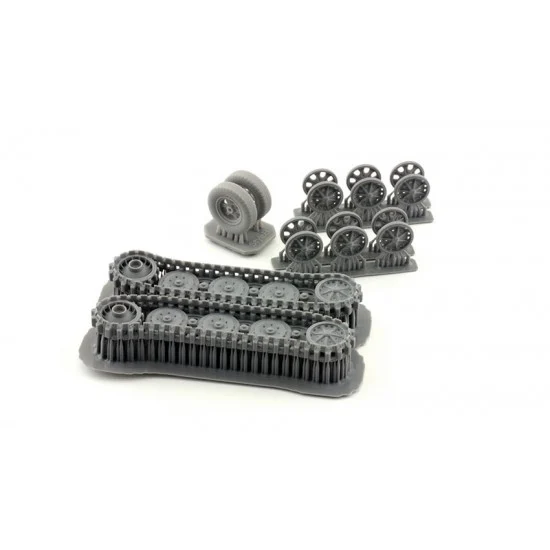 Orange Hobby AS72-048 1/72 SdKfz.7 Wheel and Caterpillar Track Upgrades for Orange Hobby kit
