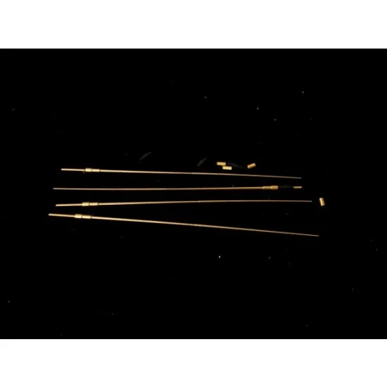 Orange Hobby G35-072 1/35 Spring Antenna Mast Base for Modern US Military Vehicles Set B (4 Sets: 12 Metal pcs)