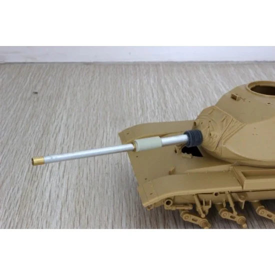 Orange Hobby G35-139 1/35 M60A1 Tank 105mm Barrel for Tamiya 35157 kit (Resin+3 Metal Parts+Soft Rubber Part)