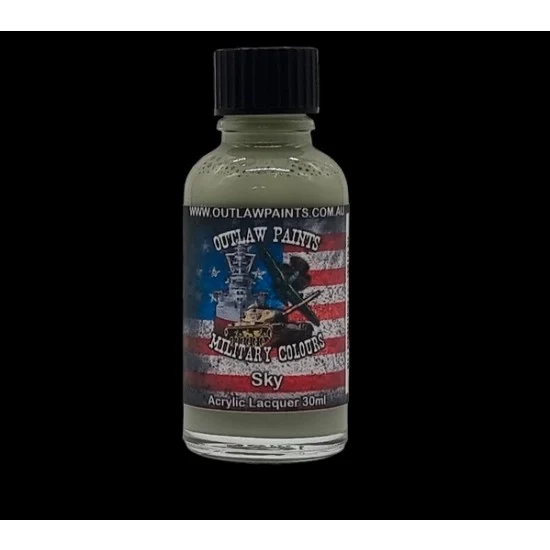 Outlaw Paints 4MIL US Military Colour - #Sky OP4 (30ml, acrylic lacquer)