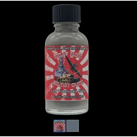 Outlaw Paints 54MIL Japanese Military Colour - #IJN Yokosuka Grey (30ml, acrylic lacquer)