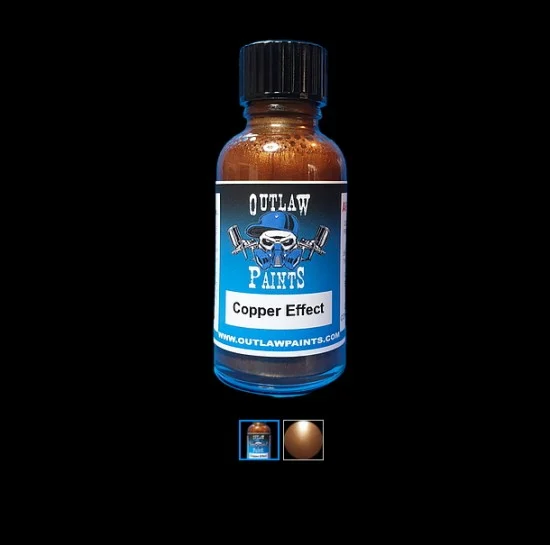 Outlaw Paints PE008 Acrylic Lacquer Paint - Pearls & Effects Colour Copper Effect (30ml)
