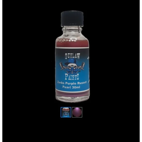 Outlaw Paints PE023 Acrylic Lacquer Paint - Pearls & Effects Colour Zerbs Purple Russet Pearl (30ml)
