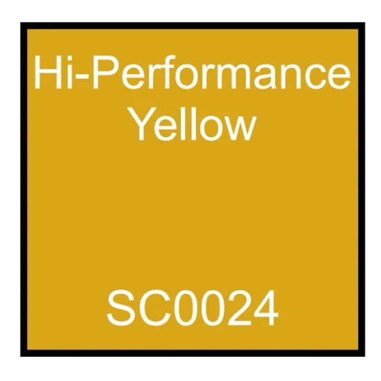 Outlaw Paints SC024 Acrylic Lacquer Paint - Solid Colour Hi-Performance Yellow (30ml)