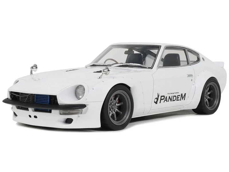 2015 Nissan PANDEM Fairlady Z RHD (Right Hand Drive) White Limited Edition to 2000 pieces Worldwide 1/18 Model Car by Otto Mobile - Nissan Models