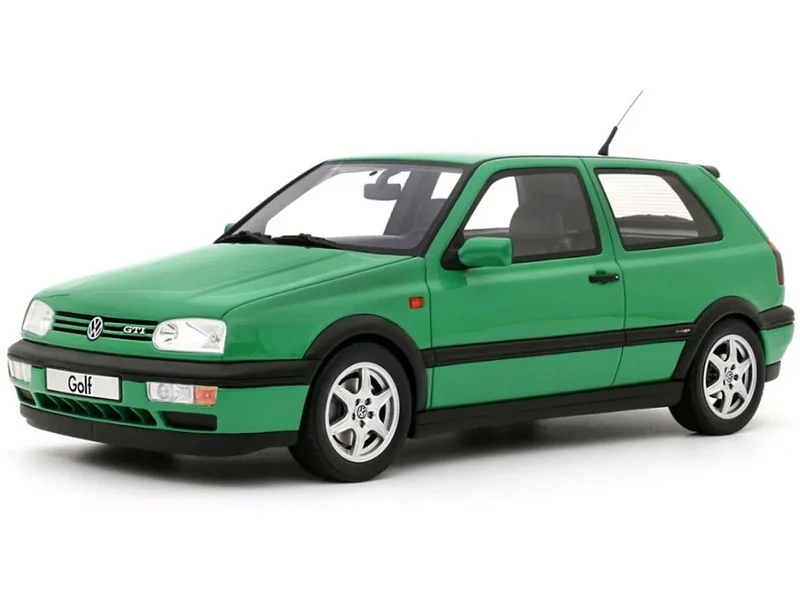 1995 Volkswagen Golf III GTI Salsa Green 1/18 Model Car by Otto Mobile - Volkswagen Models