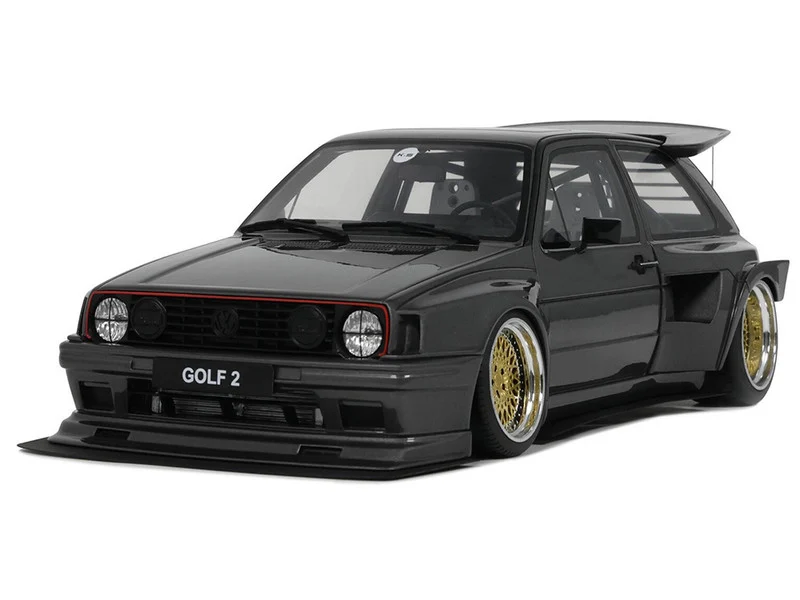 2021 Volkswagen Golf II GTI by Khyzyl Saleem Ascot Gray Metallic Limited Edition to 3000 pieces Worldwide 1/18 Model Car by Otto Mobile - Volkswagen Models