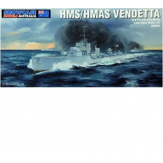 Ozmods ANN002 1/350 HMS/HMAS Vendetta W & V Class Destroyers - Model Ships & Boats