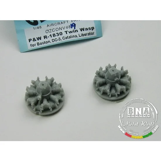 Ozmods CONV4819 1/48 P&W R-1830 Twin Wasp Radial (2 per pack)