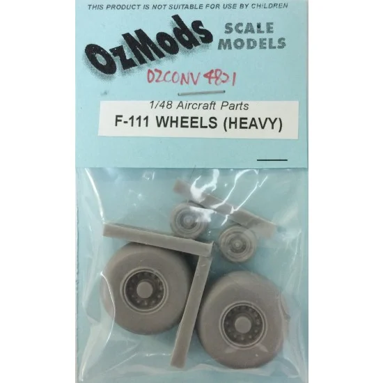 Ozmods CONV4821 1/48 F-111 Heavy Wheels