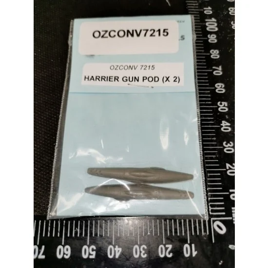 Ozmods CONV7215 1/72 British Aerospace BAe Harrier Gun Pod (2pcs) - Model Planes