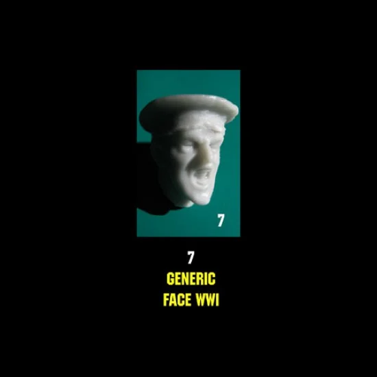 Ozmods HEAD007 120mm (1/16) Head - WWI Generic Face