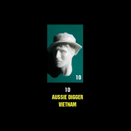 Ozmods HEAD010 120mm (1/16) Head - Aussie Digger Vietnam