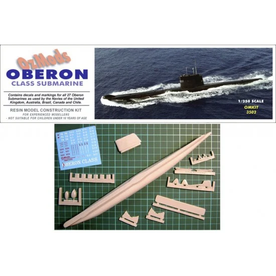 Ozmods OMKIT3502 1/350 Oberon Submarines Resin Kit - Model Ships & Boats