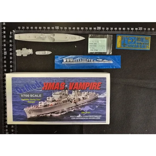 Ozmods OMKIT7001 1/700 HMAS Vampire - Model Ships & Boats
