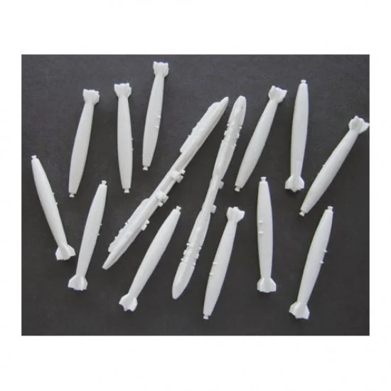 Ozmods SDA48007 1/48 F-111 BRUs (2pcs) with Mk 82/MAU-93/B LDGP Bombs (12pcs)