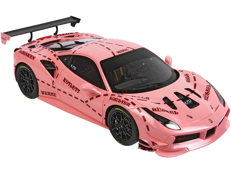 Ferrari 488 Challenge Rolex 24 Hours of Daytona (2018) with DISPLAY CASE Limited Edition to 108 pieces Worldwide 1/18 Model Car by BBR - Ferrari Models