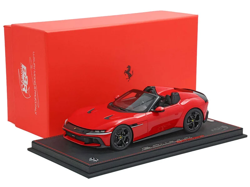Ferrari 12Cilindri Spider Rosso Corsa Red Limited Edition to 200 pieces Worldwide 1/18 Model Car by BBR - Ferrari Models