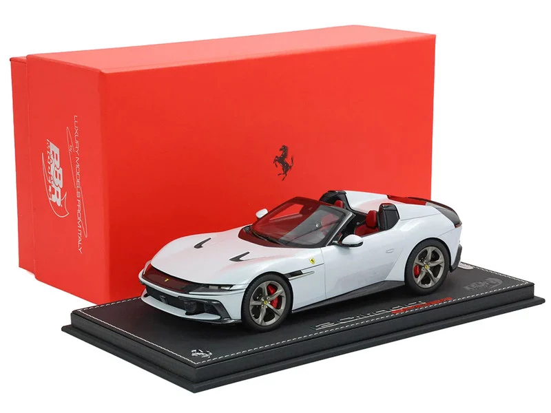 Ferrari 12Cilindri Spider Bianco Artico (Artic White) Limited Edition to 40 pieces Worldwide 1/18 Model Car by BBR - Ferrari Models