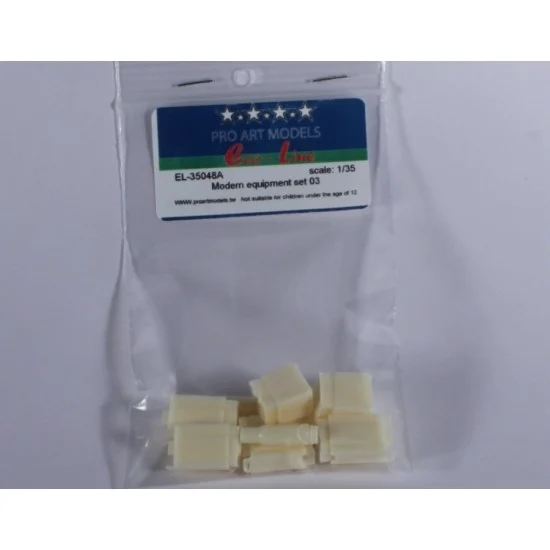 Pro Art Models PAEL-35048A 1/35 Modern Equipment Set Vol.03 (Resin, 10pcs)