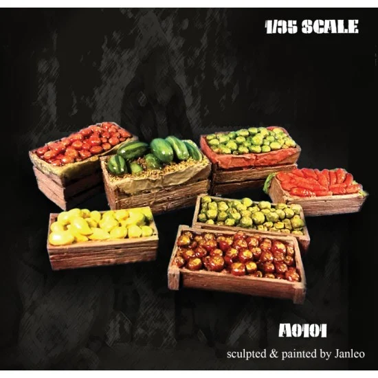 Paracel Miniatures AC-0101 1/35 Fruit Boxes