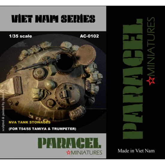 Paracel Miniatures AC-0102 1/35 NVA Tank T-54/55 Stowage for Trumpeter/Tamiya kits