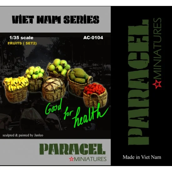 Paracel Miniatures AC0104 1/35 Fruit Set Vol.2 - Model Figures