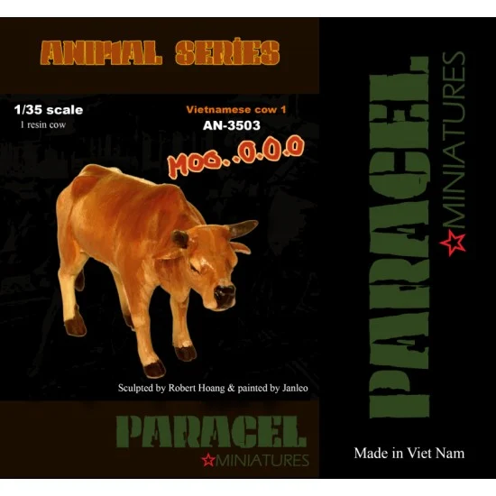 Paracel Miniatures AN3503 1/35 Vietnamese Cow Vol.1 - Scenics & Diorama