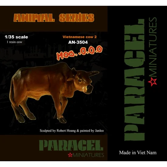 Paracel Miniatures AN3504 1/35 Vietnamese Cow Vol.2 - Scenics & Diorama