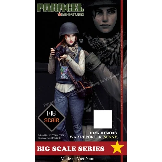 Paracel Miniatures BS1606 1/16 War Reporter (Sunny) - Model Figures