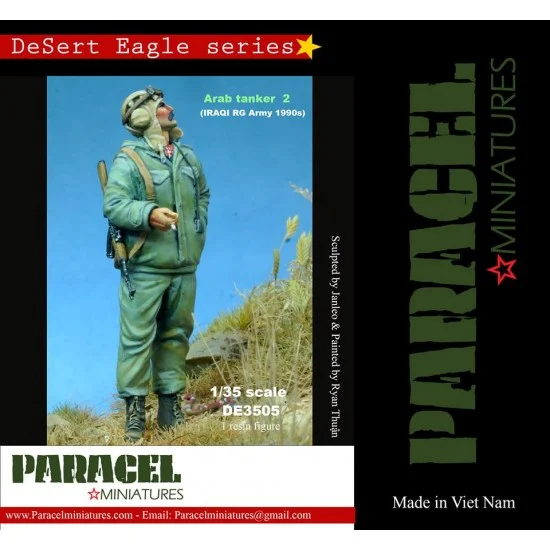 Paracel Miniatures DE3505 1/35 Iraq RG Army Arab tanker Vol.2 1990s - Model Figures