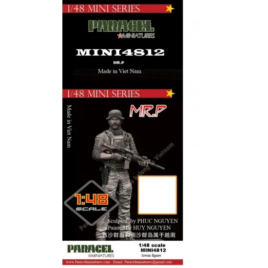 Paracel Miniatures MINI4812 1/48 COD Modern Warfare Captain John Price - Model Figures