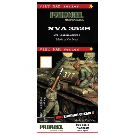Paracel Miniatures NVA3528 1/35 Vietnam War NVA Loading B (Give Shells) - Model Figures