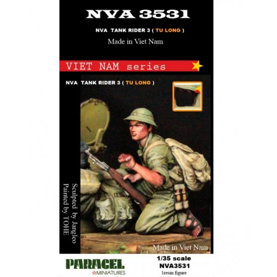 Paracel Miniatures NVA3531 1/35 Vietnam Series NVA Tank Rider Vol.3 - Tu Long