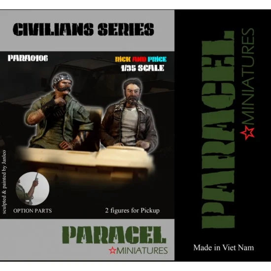 Paracel Miniatures PARA0106 1/35 Post-Apocalyptic Survivor - Rick & Price (2 figures)