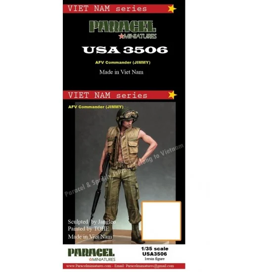 Paracel Miniatures USA3506 1/35 Vietnam War US AFV Commander Jimmy - Model Figures