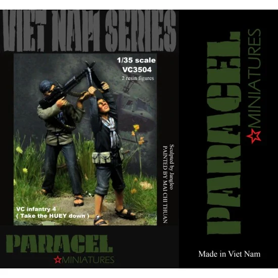 Paracel Miniatures VC3504 1/35 Vietnam Infantry Vol.4 - Take the Huey Down (2 figures)