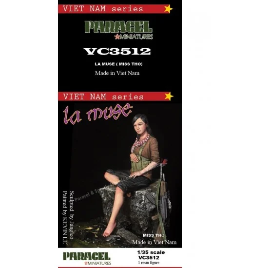 Paracel Miniatures VC3512 1/35 Viet Cong Lady Lamuse Miss Tho - Women in the Vietnam War