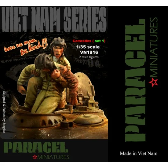 Paracel Miniatures VN1916 1/35 Vietnam War "Comrades" Vol.1 (2 figures) - Model Figures