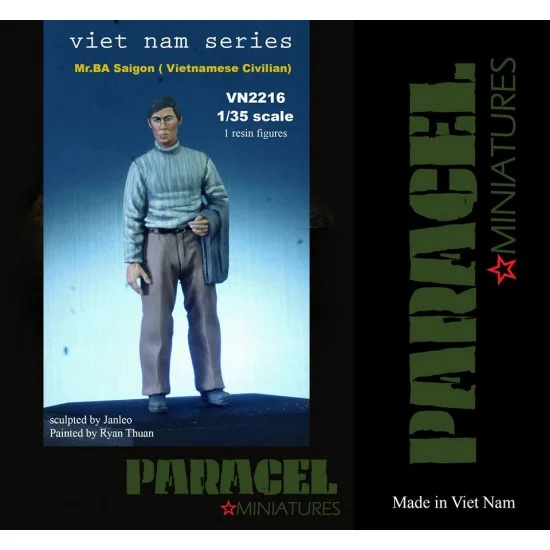 Paracel Miniatures VN2216 1/35 Vietnamese Civilian - Mr. BA Saigon (resin)