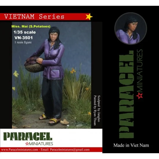 Paracel Miniatures VN3501 1/35 Vietnam Series - Viet Cong Miss Mai (s.potatoes)