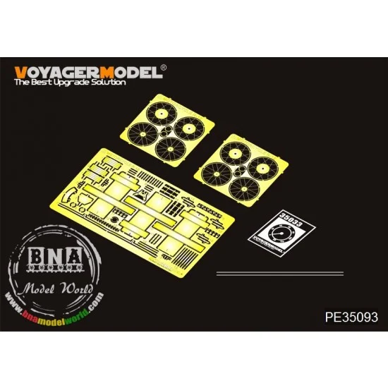 Voyager PE35093 1/35 WWII German Motorcycle R-12 Detail-up Set for Zvezda kit #3607
