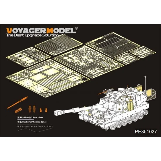 Voyager PE351027 1/35 Modern US Army M109A7 Self-propelled Howitzer Detail Set for Panda Hobby kit #PH35028