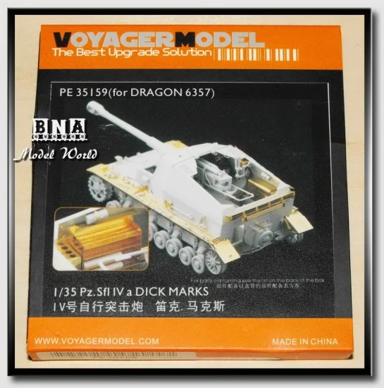 Voyager PE35159 Upgrade Set for 1/35 Pz.Sfl IVa "Dicker Max" for Dragon kit #6357 - Military Vehicles & Tanks