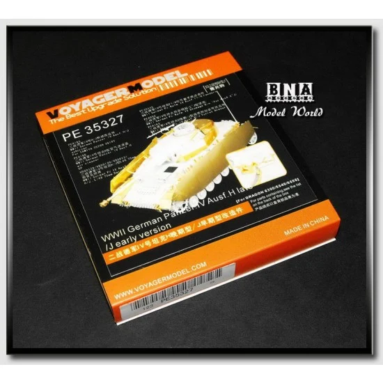 Voyager PE35327 Photoetch for 1/35 German Panzer IV Ausf.H Late/J Early for Dragon kit 6300/6549 - Military Vehicles & Tanks
