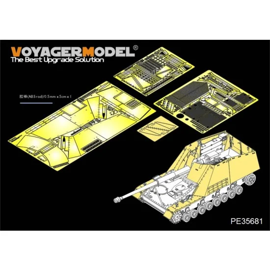 Voyager PE35681 1/35 WWII German SdKfz.164 Nashorn Amour Plate/Fenders for Tamiya 35335 kit - Military Vehicles & Tanks