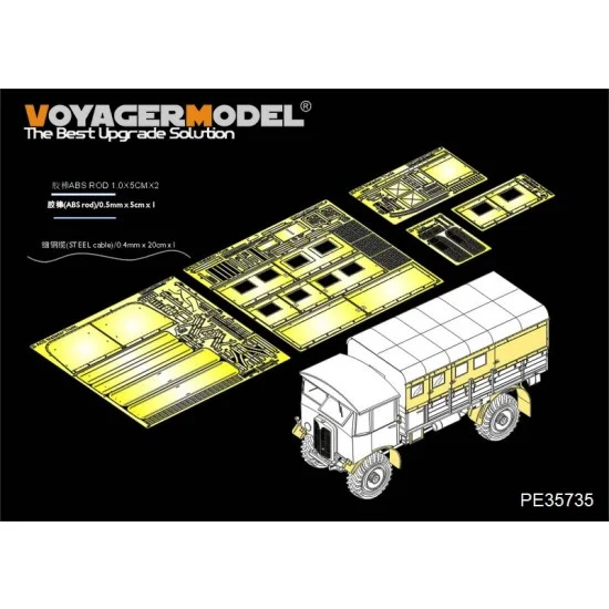 Voyager PE35735 1/35 WWII British AEC Matador Truck Mid Version Detail-up Set for AFV Club AF35239 kit