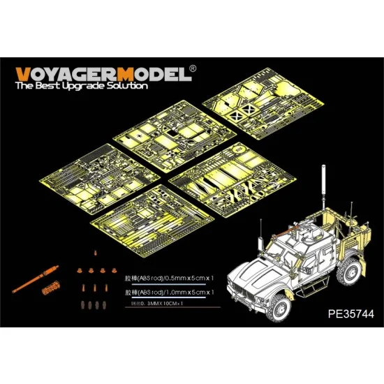 Voyager PE35744 1/35 Modern US M-ATV Mrap Detail-up Set w/Crow II RWS for Panda Hobby #35007 kit
