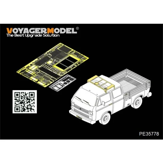 Voyager PE35778 1/35 Modern German Bundeswehr T3 Transporter Truck Detail-up Set for Takom Models #2014